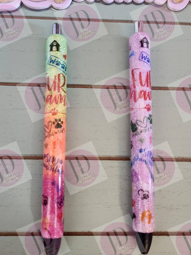 Fur Mama Dog Glitter Pens, Glitter Gel Pens-Different colors to choose from. Only one pen for the list price