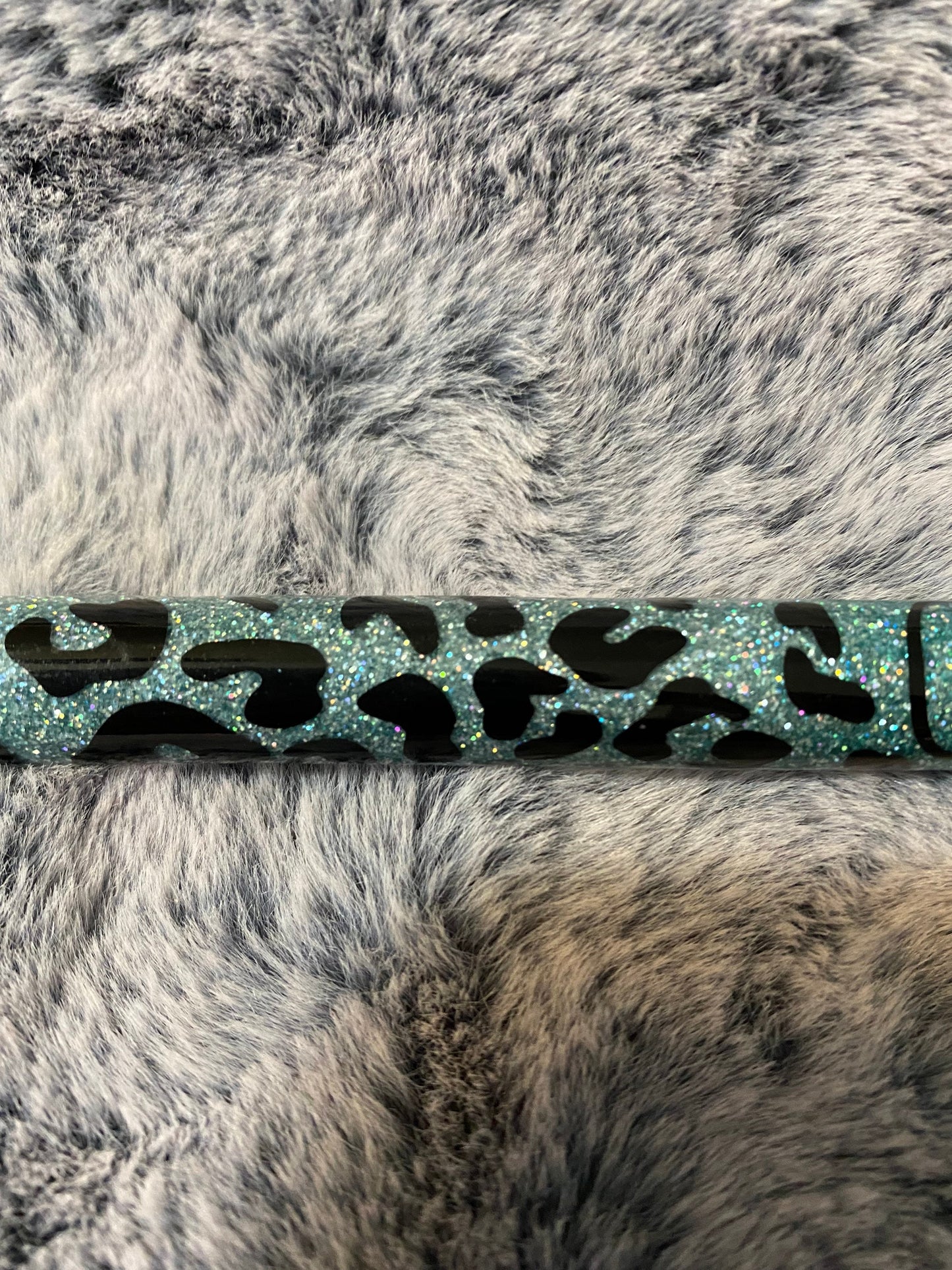 Grandma leopard  Glitter Pens, Glitter Gel Pens- glitter ombre pen/grandma glitter pen/teal/green