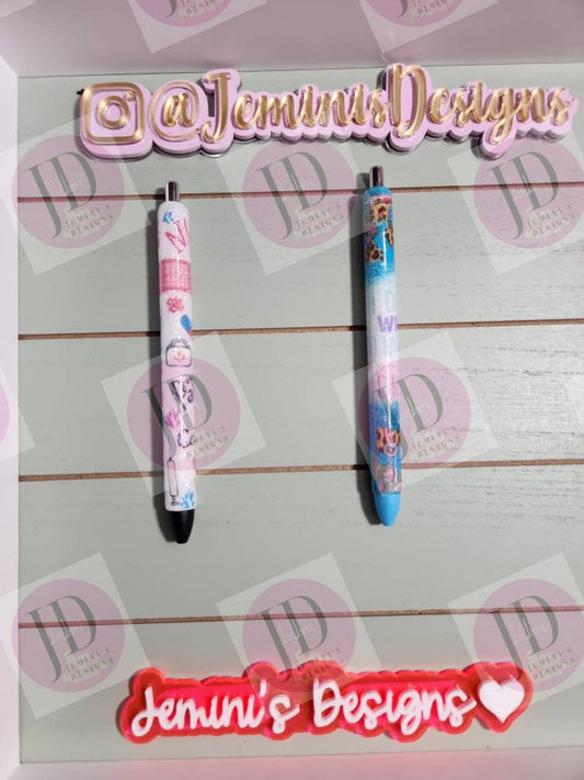 Nurse pen/ patience/caring/ I deal with trauma not drama pen wrap Glitter pen, pen wrap with Lots of vibrant colors and glitter