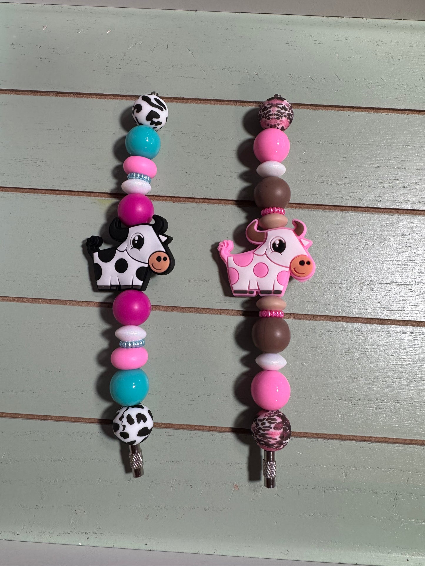 Tumbler charm accessory, cow tumbler bead charm, beaded tumbler charm, tumbler handle charm, tumbler cup charm