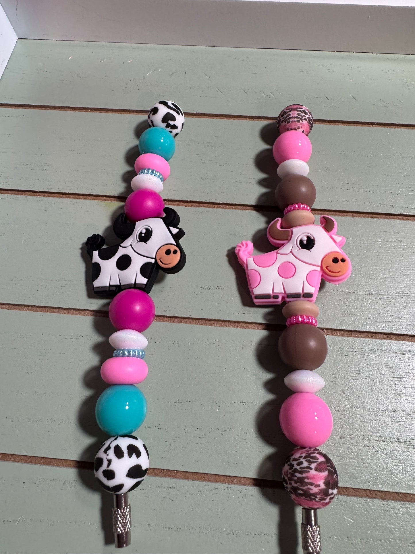 Tumbler charm accessory, cow tumbler bead charm, beaded tumbler charm, tumbler handle charm, tumbler cup charm