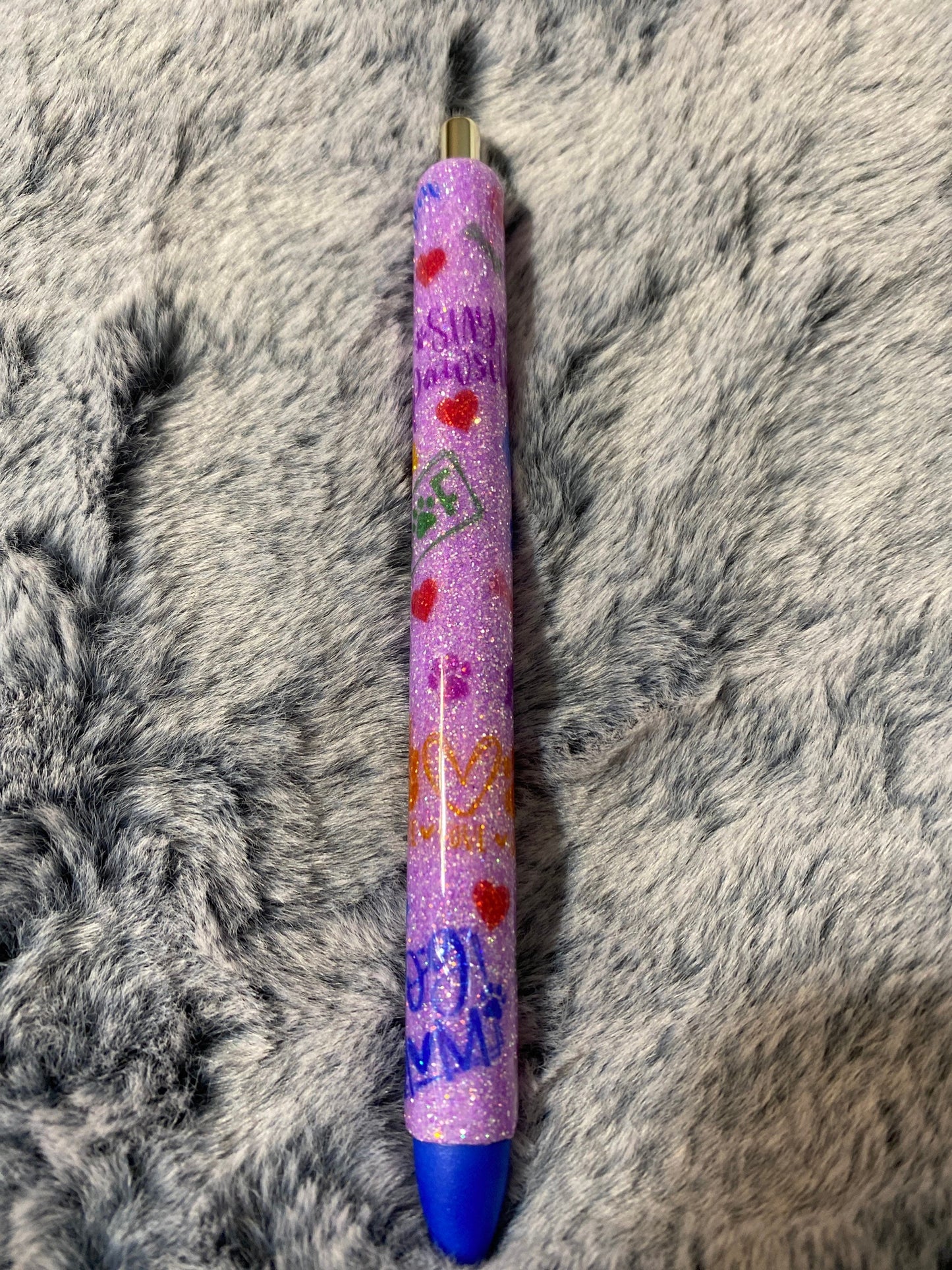 Stay Pawsitive Dog Glitter Pens, Glitter Gel Pens-Different colors to choose from. Only one pen for the list price